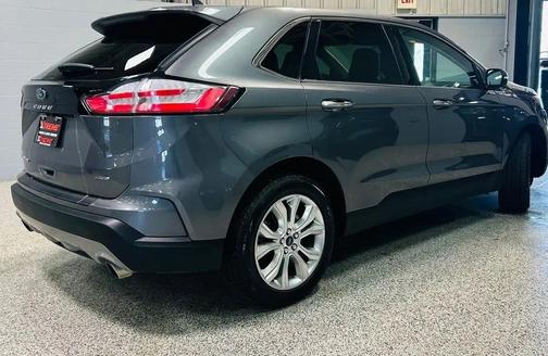 Gray 2021 Ford Edge Titanium
