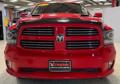 Red 2017 RAM 1500 Sport