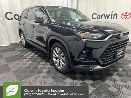 Midnight Black Metallic 2026 Toyota Grand Highlander Limited