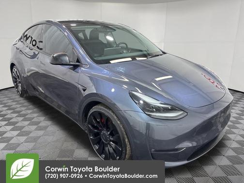 Charcoal 2023 Tesla Model Y Performance Dual Motor All-Wheel Drive