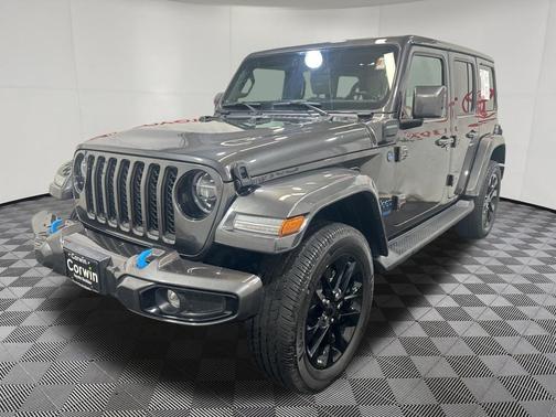 Black Clearcoat 2021 Jeep Wrangler Unlimited 4xe Sahara High Altitude