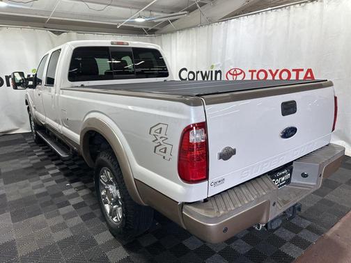 White Platinum Metallic Tri-Coat 2012 Ford F-250 King Ranch