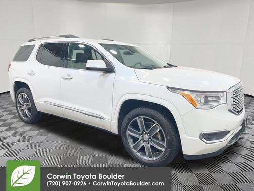 White Frost Tricoat 2018 GMC Acadia Denali
