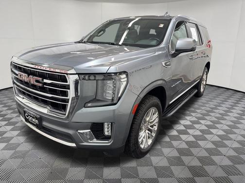 Satin Steel Metallic 2021 GMC Yukon SLT