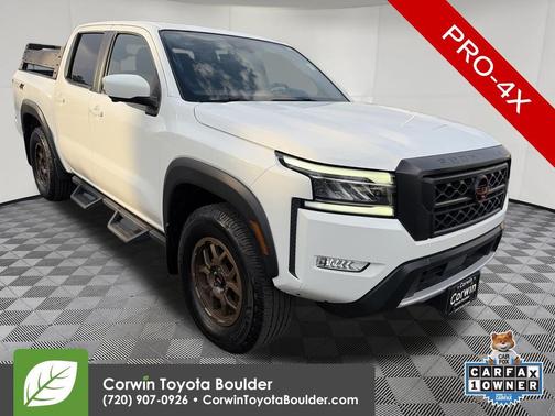 Glacier White 2023 Nissan Frontier PRO-4X
