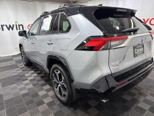 Silver Sky Metallic/Midnight Black Metallic 2023 Toyota RAV4 Prime XSE