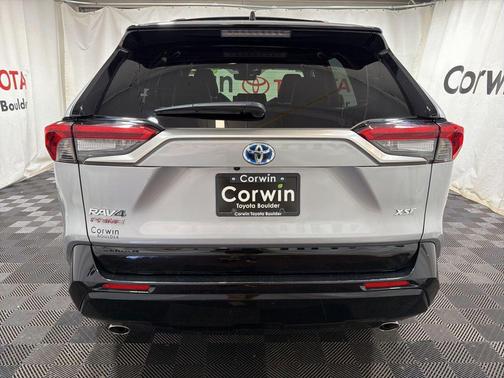 Silver Sky Metallic/Midnight Black Metallic 2023 Toyota RAV4 Prime XSE