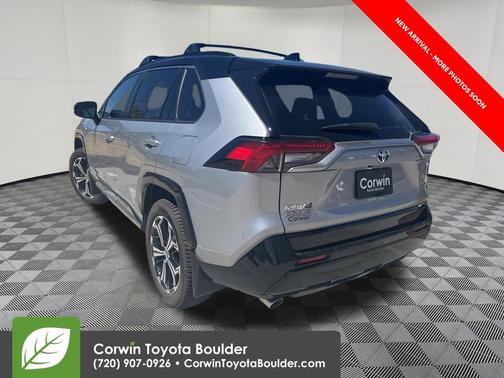 Silver Sky Metallic/Midnight Black Metallic 2023 Toyota RAV4 Prime XSE