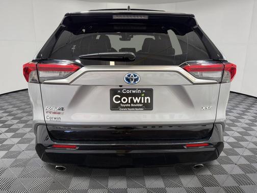Silver Sky Metallic/Midnight Black Metallic 2023 Toyota RAV4 Prime XSE