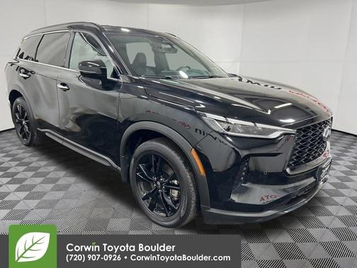 Mineral Black 2025 INFINITI QX60 Luxe