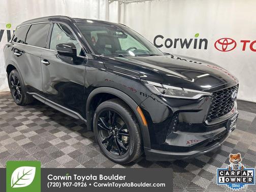 Mineral Black 2025 INFINITI QX60 Luxe