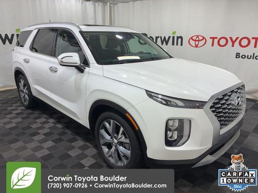 Hyper White 2020 Hyundai PALISADE SEL