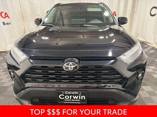 Midnight Black Metallic 2025 Toyota RAV4 Hybrid XLE Premium