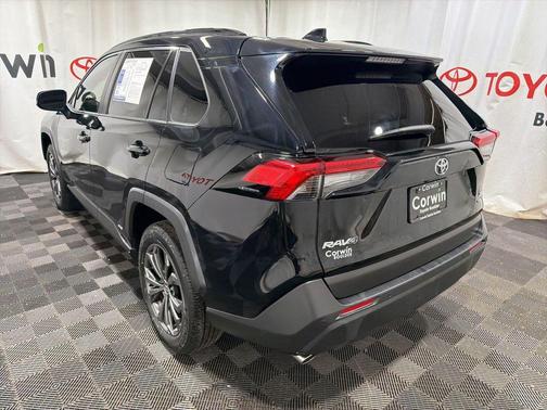 Midnight Black Metallic 2025 Toyota RAV4 Hybrid XLE Premium