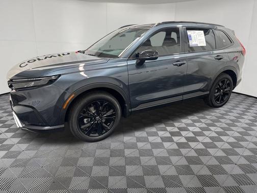 Gray 2026 Honda CR-V Hybrid Sport Touring AWD