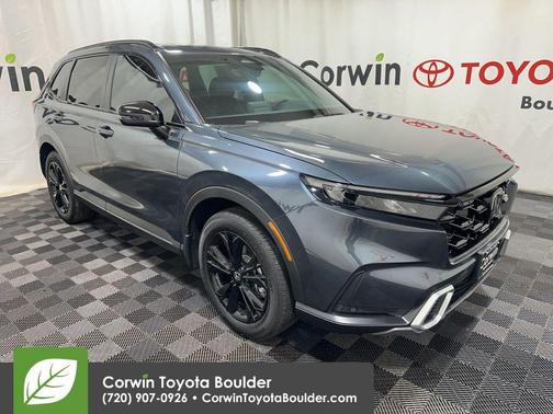 Gray 2026 Honda CR-V Hybrid Sport Touring AWD