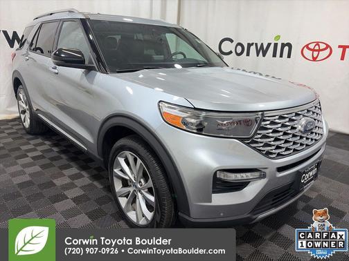 Iconic Silver Metallic 2023 Ford Explorer Platinum
