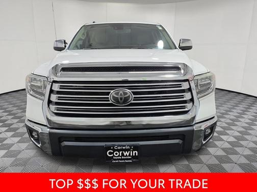 Super White 2019 Toyota Tundra Limited