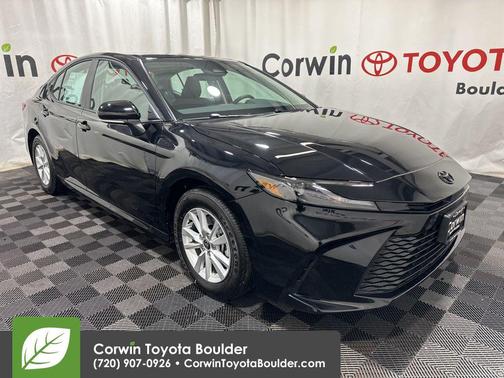 Midnight Black Metallic 2026 Toyota Camry LE