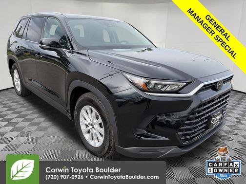 Midnight Black Metallic 2025 Toyota Grand Highlander XLE