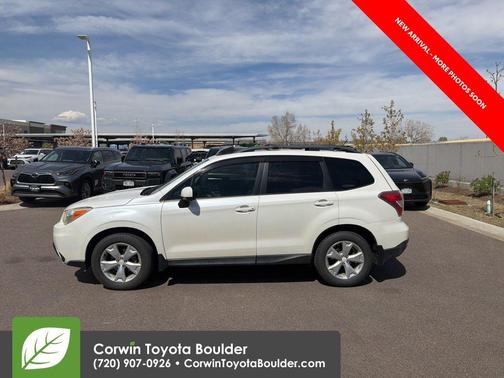 Satin White Pearl 2014 Subaru Forester 2.5i Premium