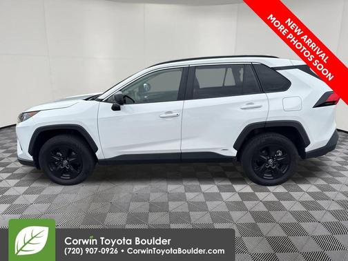 White 2022 Toyota RAV4 Hybrid LE