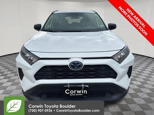 White 2022 Toyota RAV4 Hybrid LE