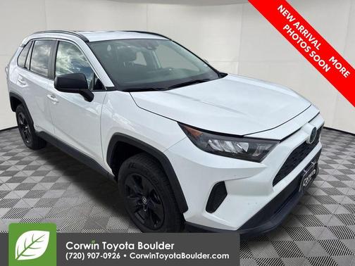 White 2022 Toyota RAV4 Hybrid LE