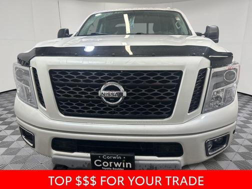 Pearl White 2019 Nissan Titan XD PRO-4X