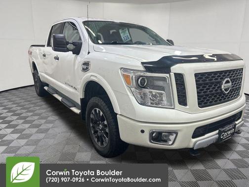 Pearl White 2019 Nissan Titan XD PRO-4X