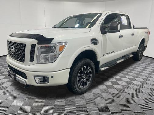 Pearl White 2019 Nissan Titan XD PRO-4X