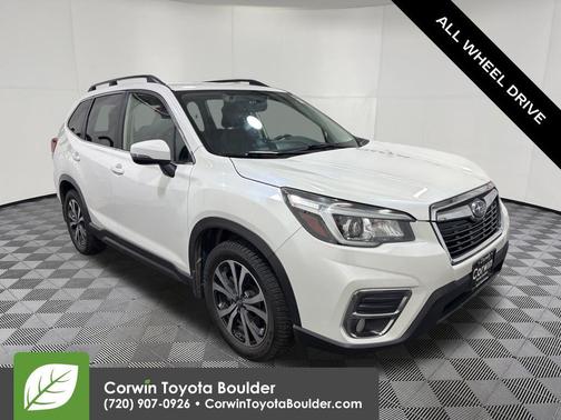 Crystal White Pearl 2019 Subaru Forester Limited