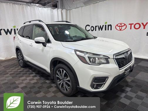 Crystal White Pearl 2019 Subaru Forester Limited
