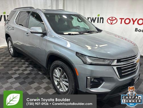 Sterling Gray Metallic 2023 Chevrolet Traverse LT Cloth