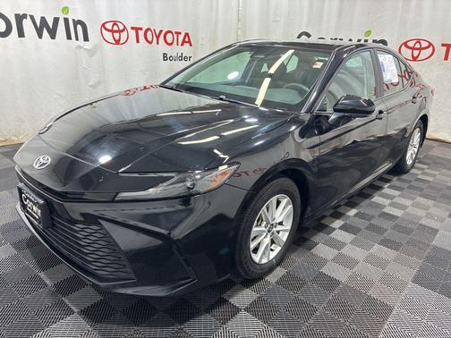 Midnight Black Metallic 2025 Toyota Camry LE
