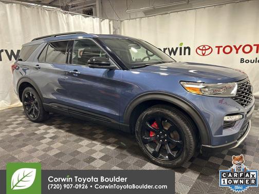 Blue Metallic 2021 Ford Explorer ST