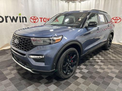 Blue Metallic 2021 Ford Explorer ST