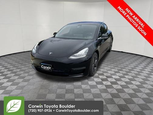 Solid Black 2019 Tesla Model 3 Mid Range