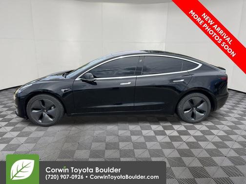 Solid Black 2019 Tesla Model 3 Mid Range