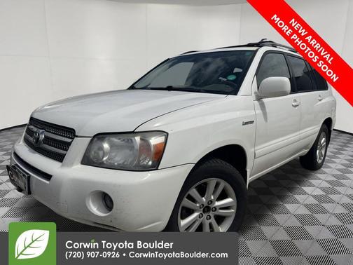 Super White 2006 Toyota Highlander Hybrid Base