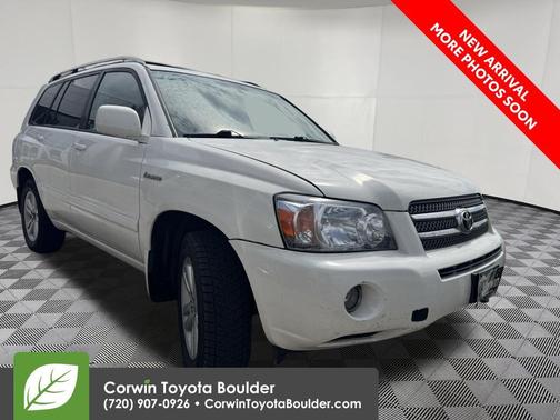 Super White 2006 Toyota Highlander Hybrid Base