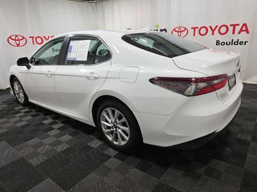 Super White 2021 Toyota Camry LE