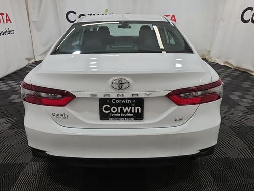 Super White 2021 Toyota Camry LE