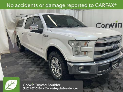 White Platinum Metallic Tri-Coat 2016 Ford F-150 Lariat