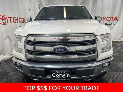 White Platinum Metallic Tri-Coat 2016 Ford F-150 Lariat