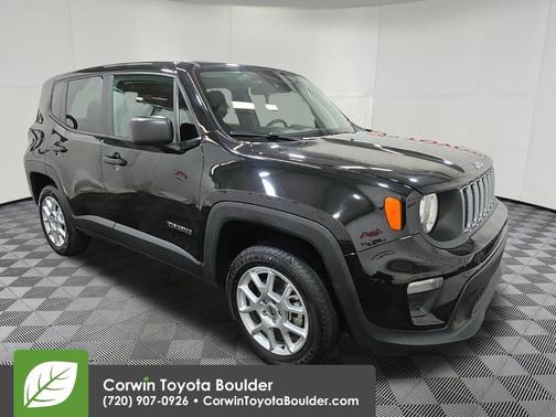 Black Clearcoat 2023 Jeep Renegade Latitude