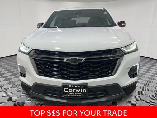 Summit White 2022 Chevrolet Traverse Premier