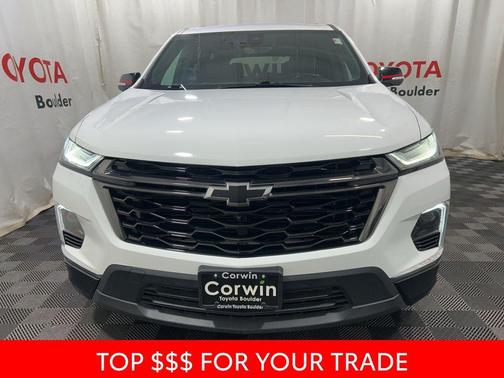 Summit White 2022 Chevrolet Traverse Premier