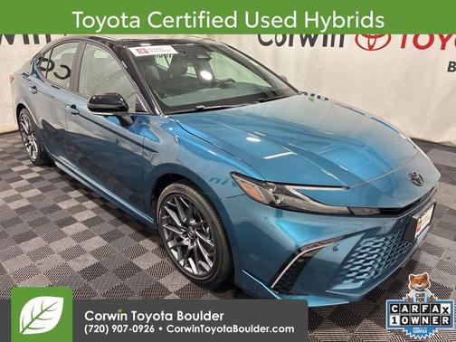 Ocean Gem/Midnight Black Metallic 2025 Toyota Camry XSE