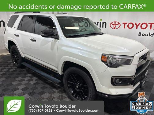 Blizzard Pearl 2020 Toyota 4Runner Nightshade Special Edition